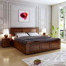 Modern Wooden Double Bed