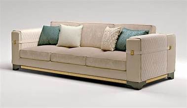 Luxury Wooden Frame Sofa (3 Seater)